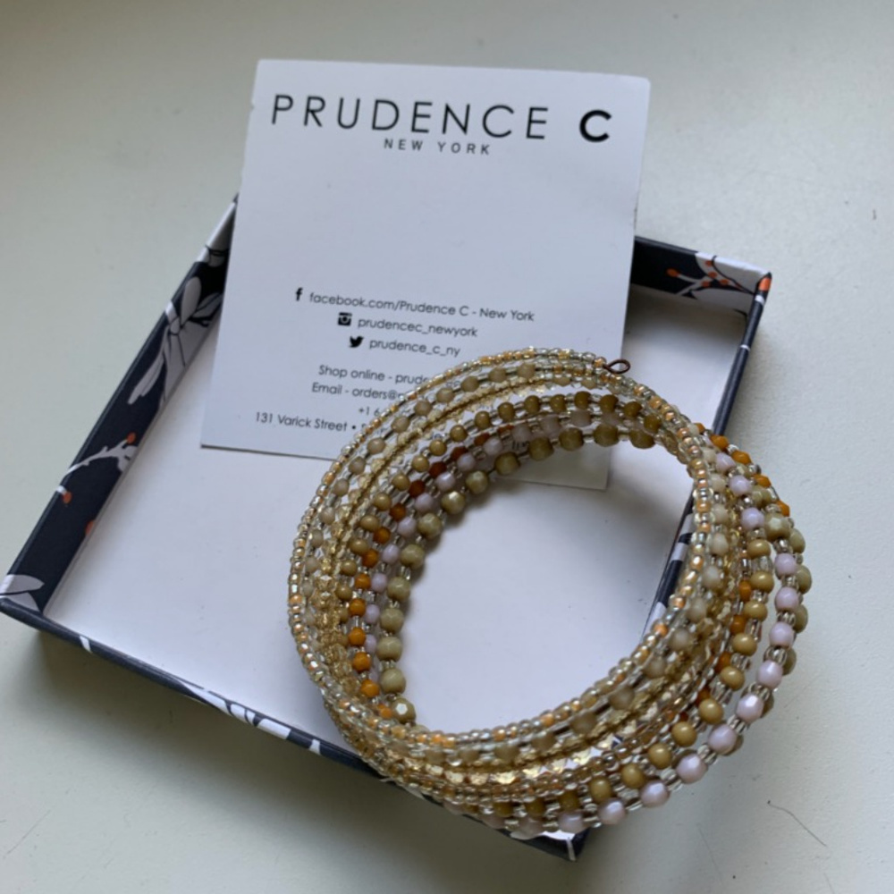 Prudence C beaded bracelet